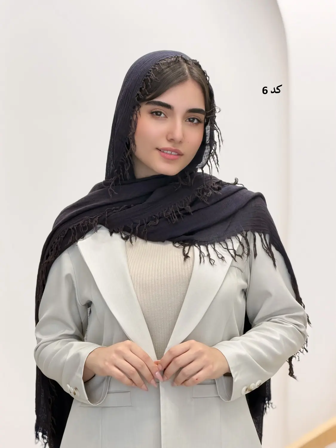 6486-شال کنفی اورجینال